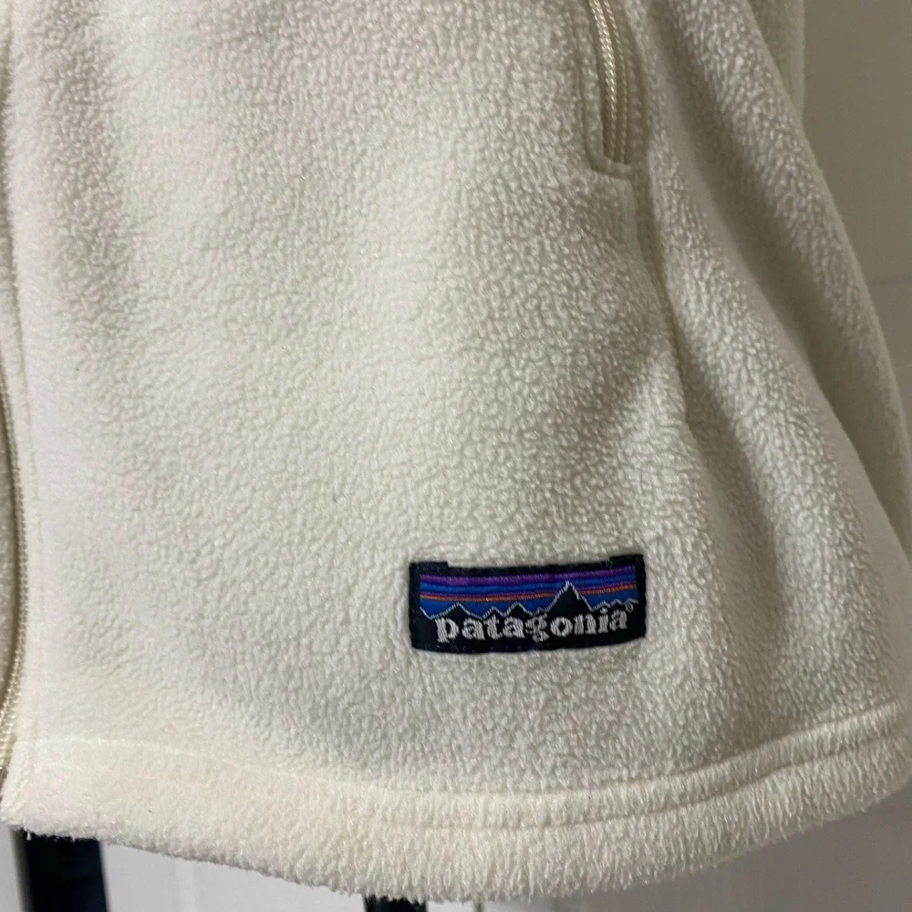 Patagonia Synchilla Women's Cream Fleece Vest size M